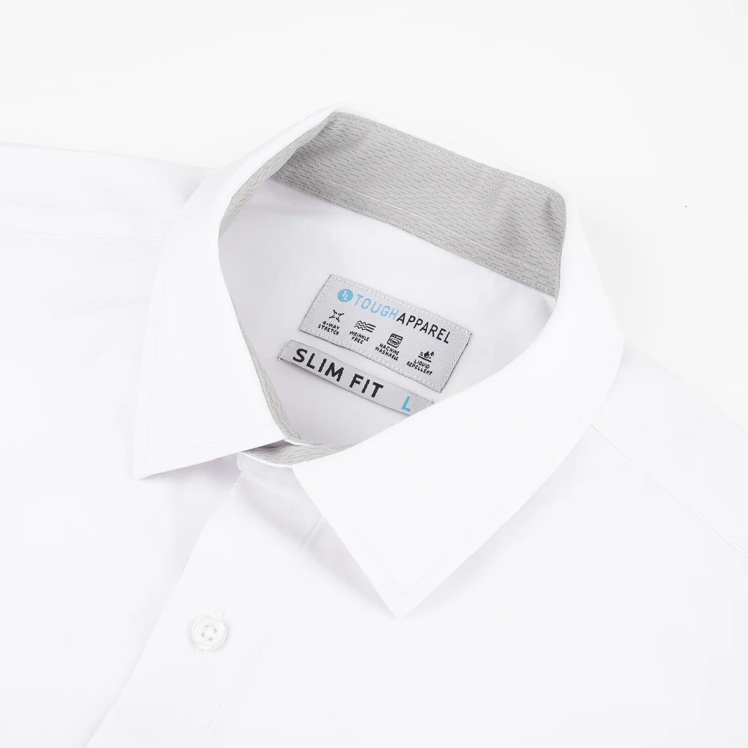 White Hustle Slim Fit Shirt