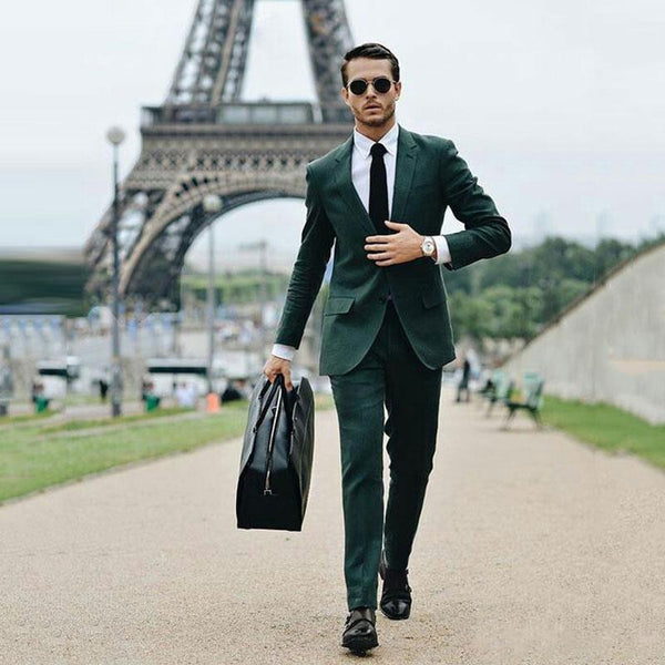 Hunter Green Slim Fit Suit Coat – Petoskey Bridal